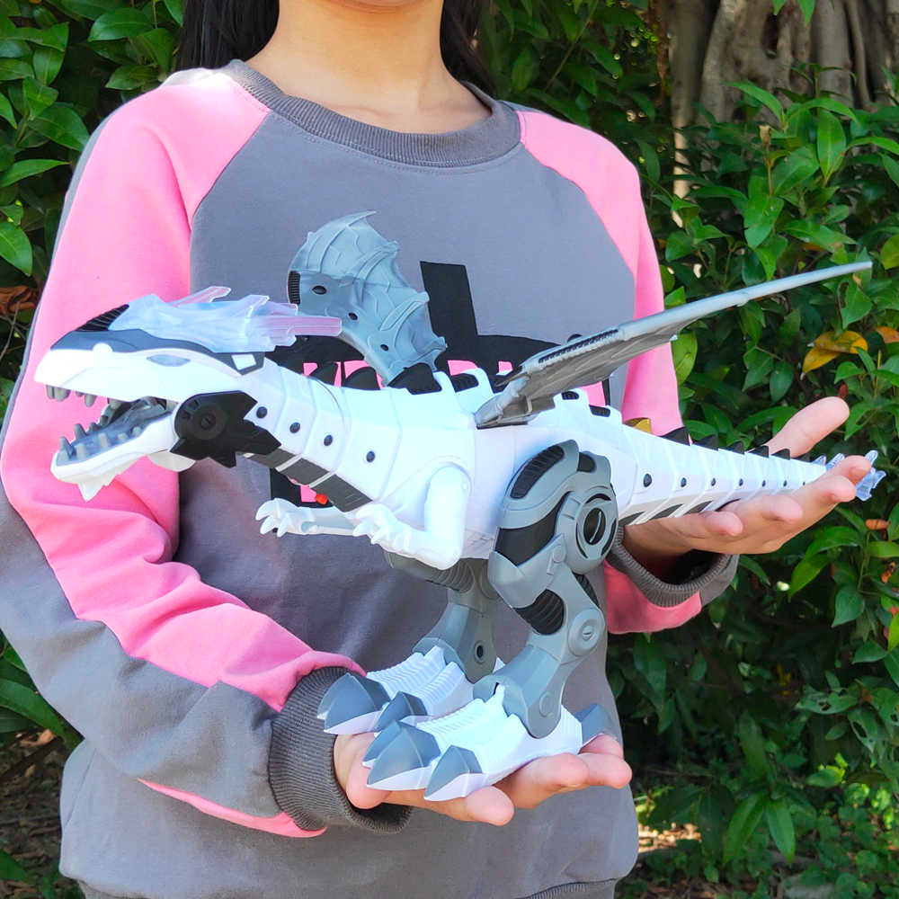 Educational fire breathing dragon toy for imaginative play