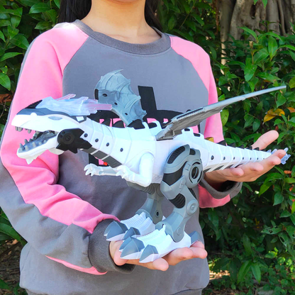 Educational fire breathing dragon toy for imaginative play