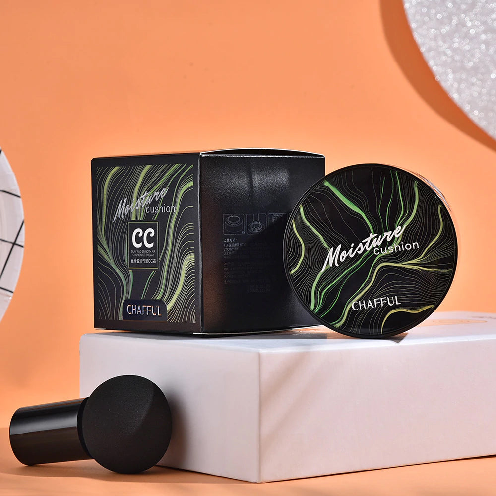 Natural coverage foundation with air cushion