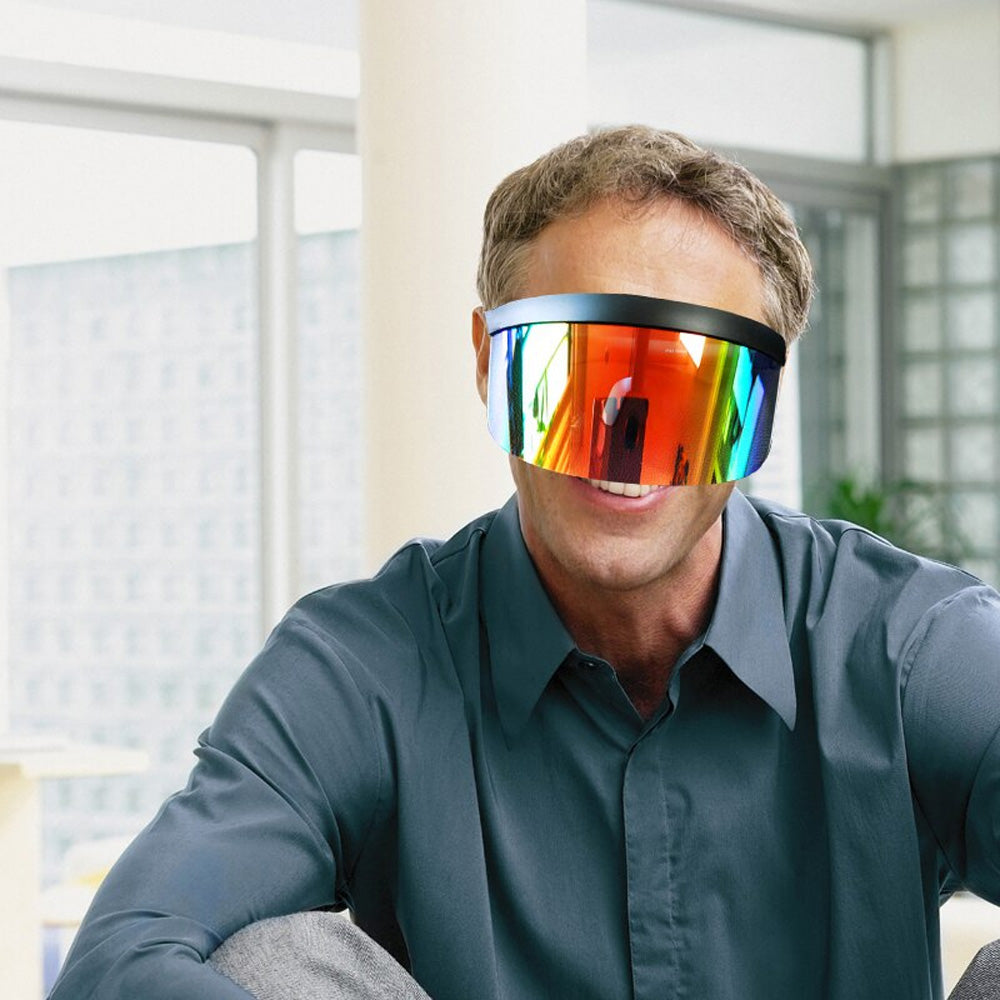 Futuristic Shield Visor Sunglasses 2