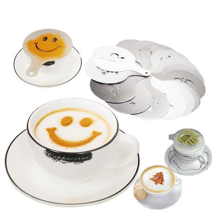 Coffee Barista Art Stencils 4