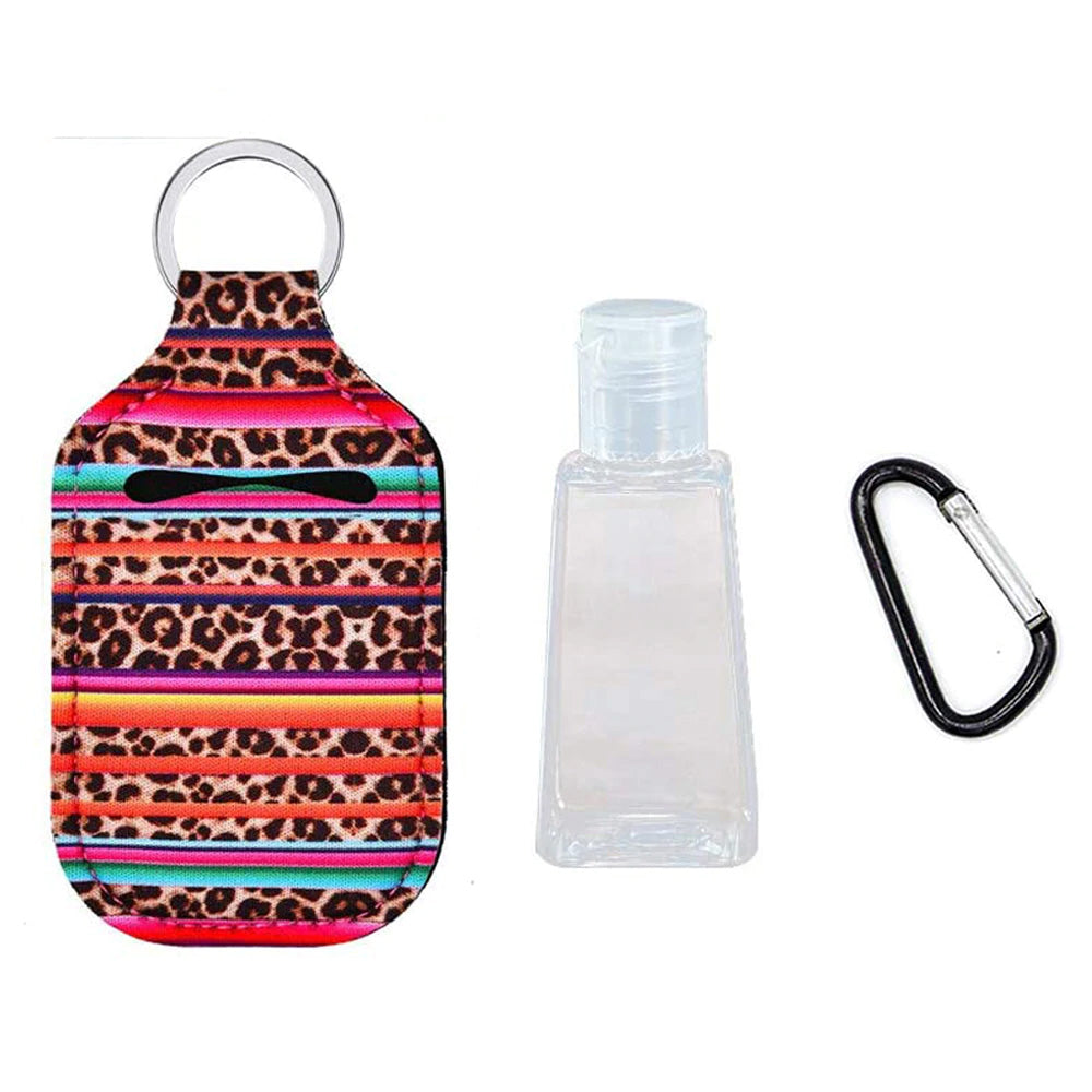 Ecofriendly reusable sanitizer keychain for sustainable living