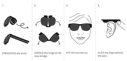 collapsible mirror lens sunglasses 5
