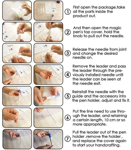 DIY Embroidery Pen Set 4