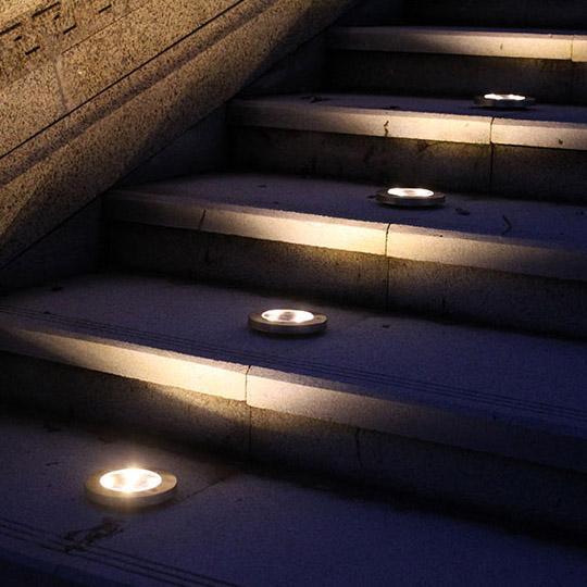 in ground lights