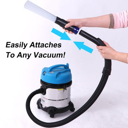 MasterDuster Vacuum Attachment with microfiber cleaning cloth set for enhanced cleaning