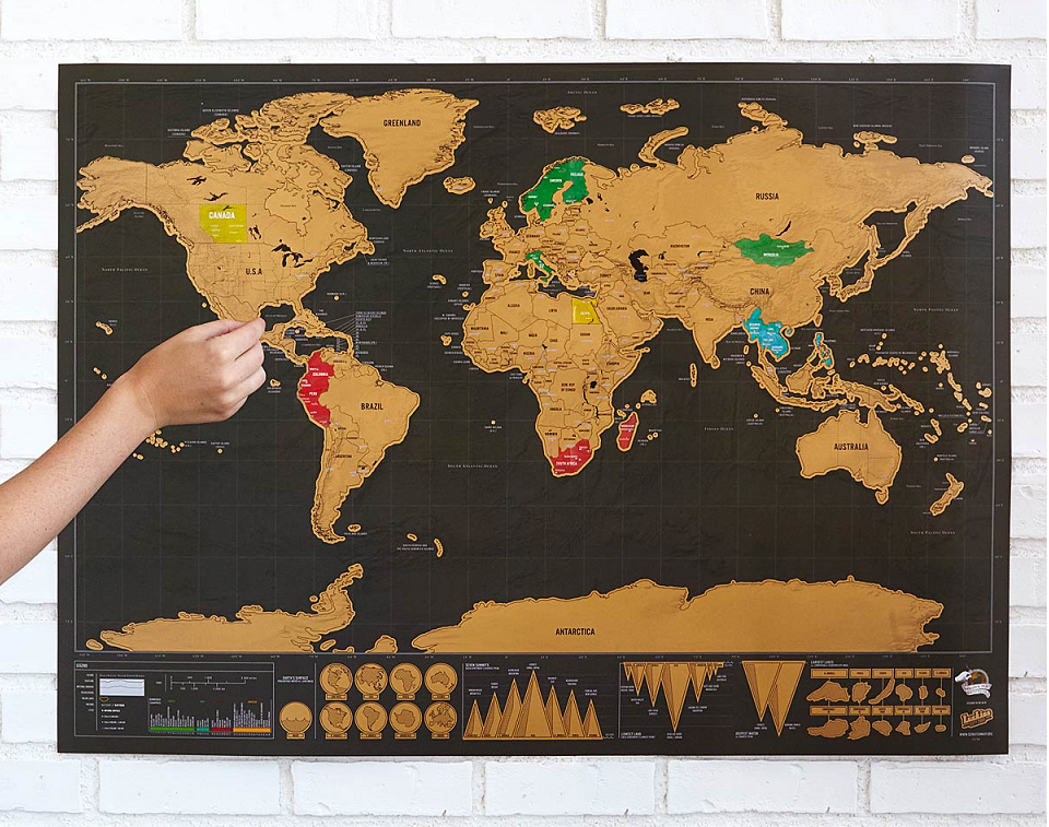 Wanderlust Scratch Off Map 1