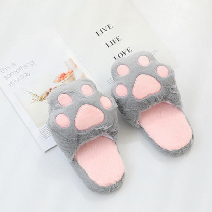 Fluffy Kitty Cat Paws Slippers (4).jpg