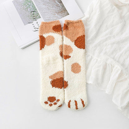 Cute Fuzzy Cat Claws Socks (6).jpg