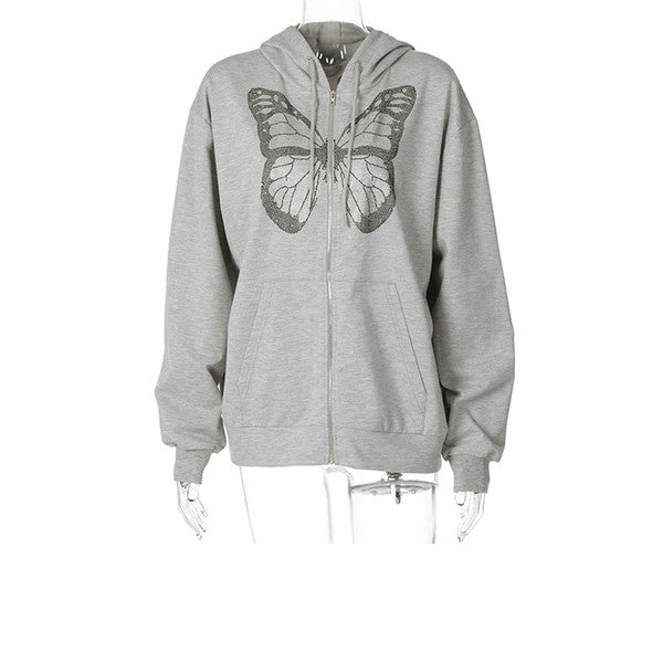 Polyester Butterfly Zipper Hoodie (3).jpg