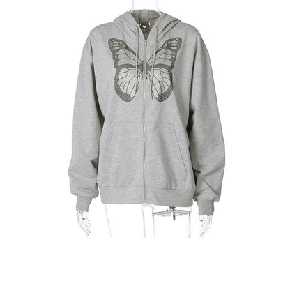 Polyester Butterfly Zipper Hoodie (3).jpg