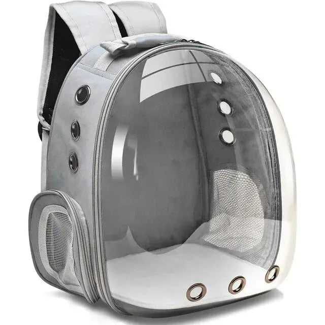 P7hiCatPetCarrierBackpackTransparentCapsuleBubblePetBackpackSmallAnimalPuppyKittyBirdB