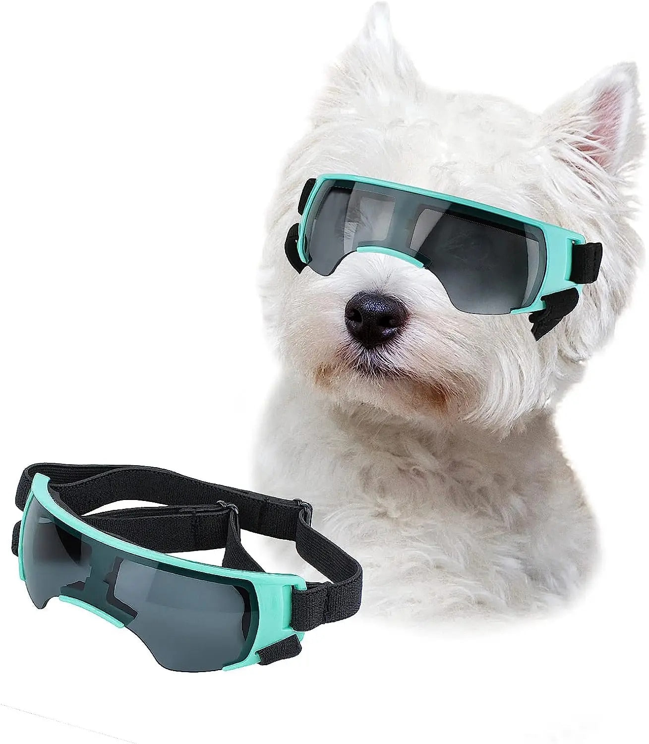 Small Breed Dog Sunglasses: Windproof Anti-UV Goggles for Outdoor Eye Protection