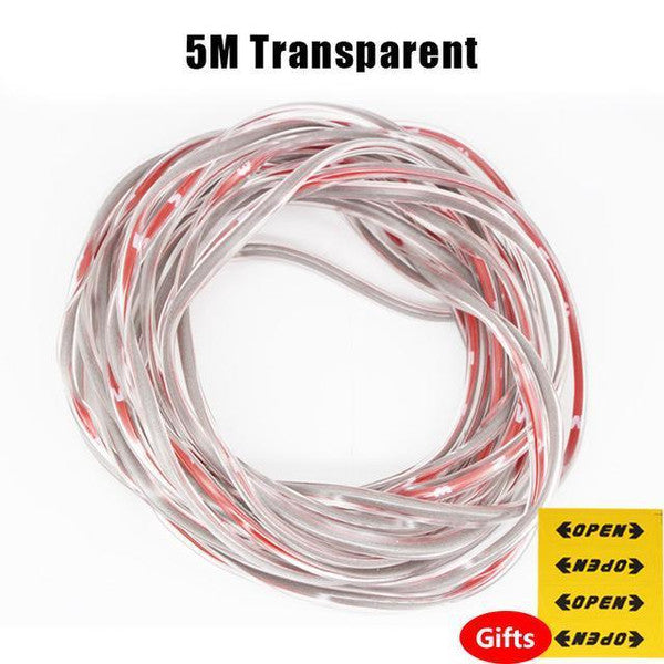 Car Door Edge Protector Molding Transparent