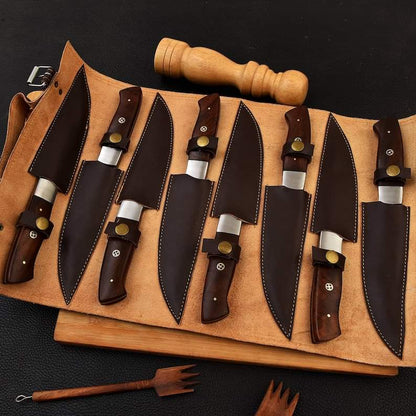 Damascus Chef Set Of 8Pieces