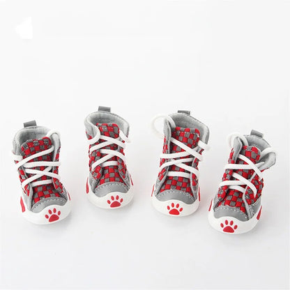 lJ9kNewDesign4pcsSetPetDogShoesSmallDogPuppyBootsFootballStyleCheapDogSummerjpg
