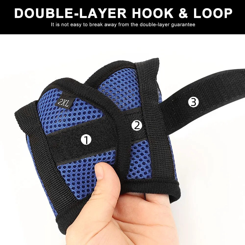 5ZsxMeshNylonDogMuzzleAdjustableSmallMediumLargeDogMuzzlePetAccessoriesBreathableAntiB