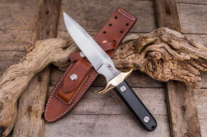 Stainlelsteel-Knife, Hunting-knife-with sheath, fixed-blade-Camping-knife, Bowie-knife, Handmade-Knives, Gifts-For-Men.