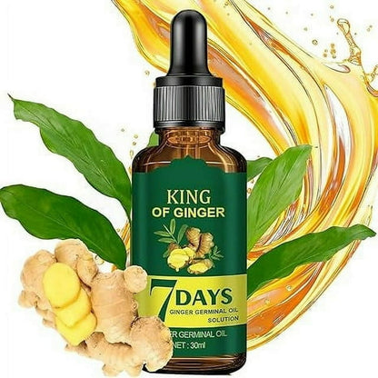 Ginger Hair Growth Germinal Oil – Regrow 7 Days Ginger Germinal Serum for Nourishing Hair Roots