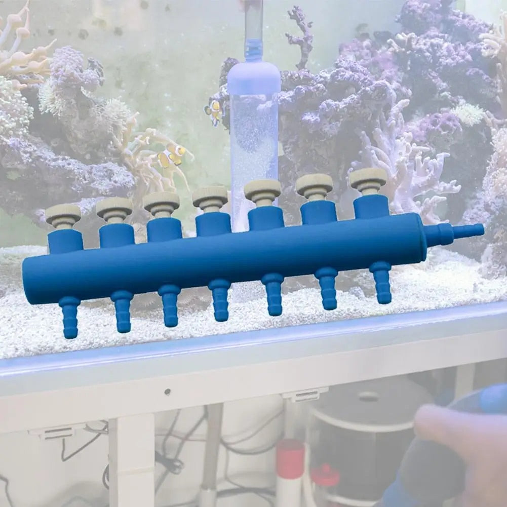 Aquarium Air Pump Flow Control Valve Distributor Hose Splitter Accessories