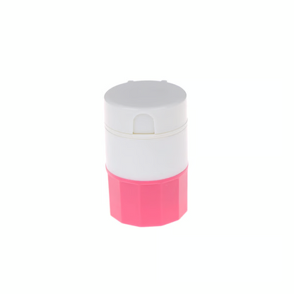 Nonwaste pill grinding device for precise dosing
