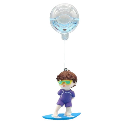 iiVLMiniFloatingDiverAquariumOrnamentsFishTankDecorationSmallFloatingBallAquariumAccesso