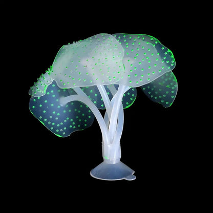 8qlGSiliconeLuminousPlantsArtificialGlowingSimulationCoralAquariumDecorationFishTankUnder
