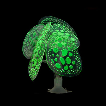 5WTFSiliconeLuminousPlantsArtificialGlowingSimulationCoralAquariumDecorationFishTankUnder