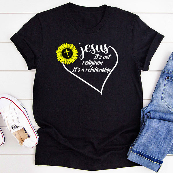 Jesus Is Not Religion T-Shirt 1.jpg