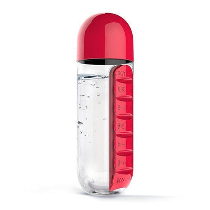 Stylish supplement bottle storage for gym