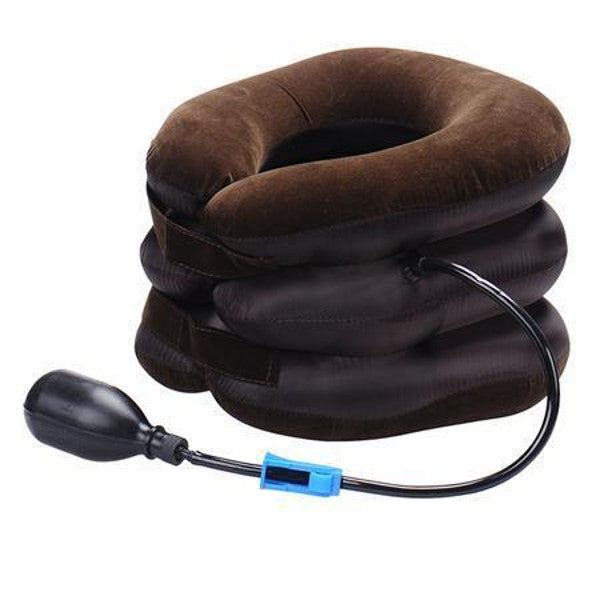 Airinflated neck brace for posture correction