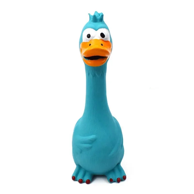 EDwXPetsDogToysScreamingChickenSoundToyPuppyBiteResistantChewToyInteractiveSqueakyDog