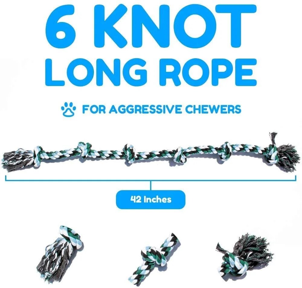 TwsvATUBANGiantDogRopeToyforExtraLargeDogsIndestructibleDogToyforAggressiveChewersand