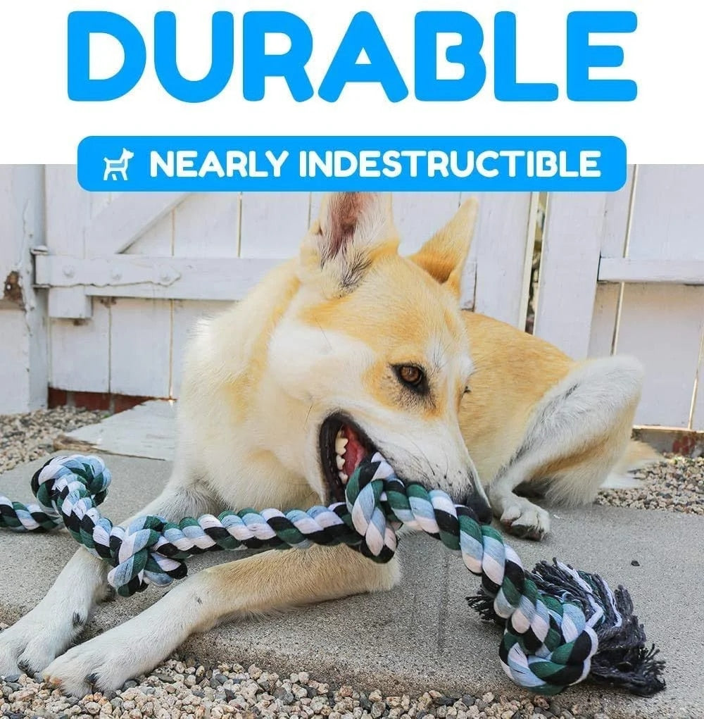 s0tlATUBANGiantDogRopeToyforExtraLargeDogsIndestructibleDogToyforAggressiveChewersand