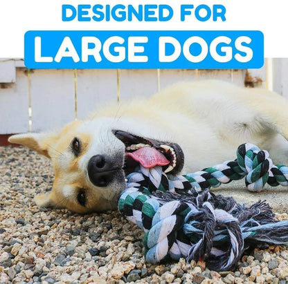 IYzWATUBANGiantDogRopeToyforExtraLargeDogsIndestructibleDogToyforAggressiveChewersand