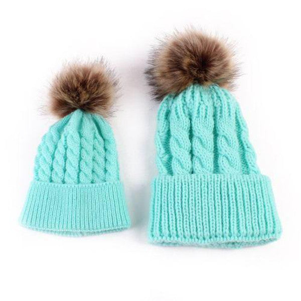 Adorable mommy and me beanies for holiday gifts