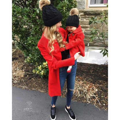 Perfect Christmas gift Mommy and Me Matching Beanies