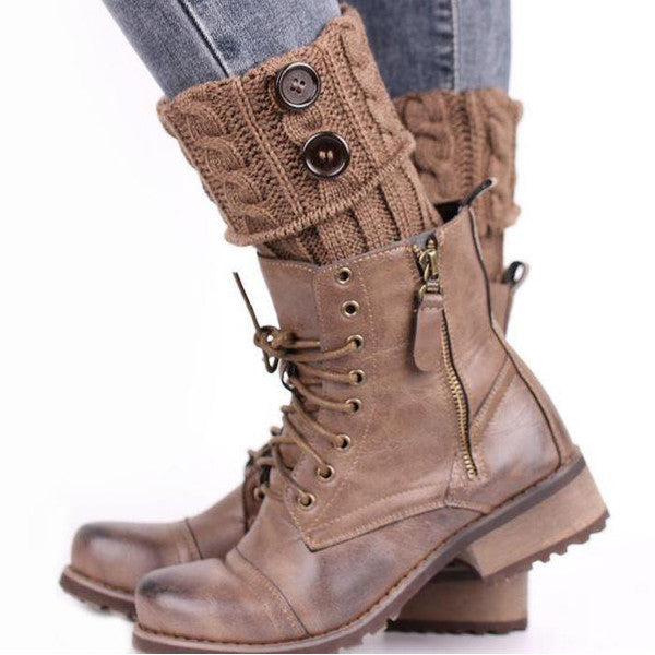 Stretchy boot topper fitting all boot types