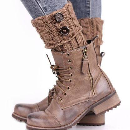 Stretchy boot topper fitting all boot types
