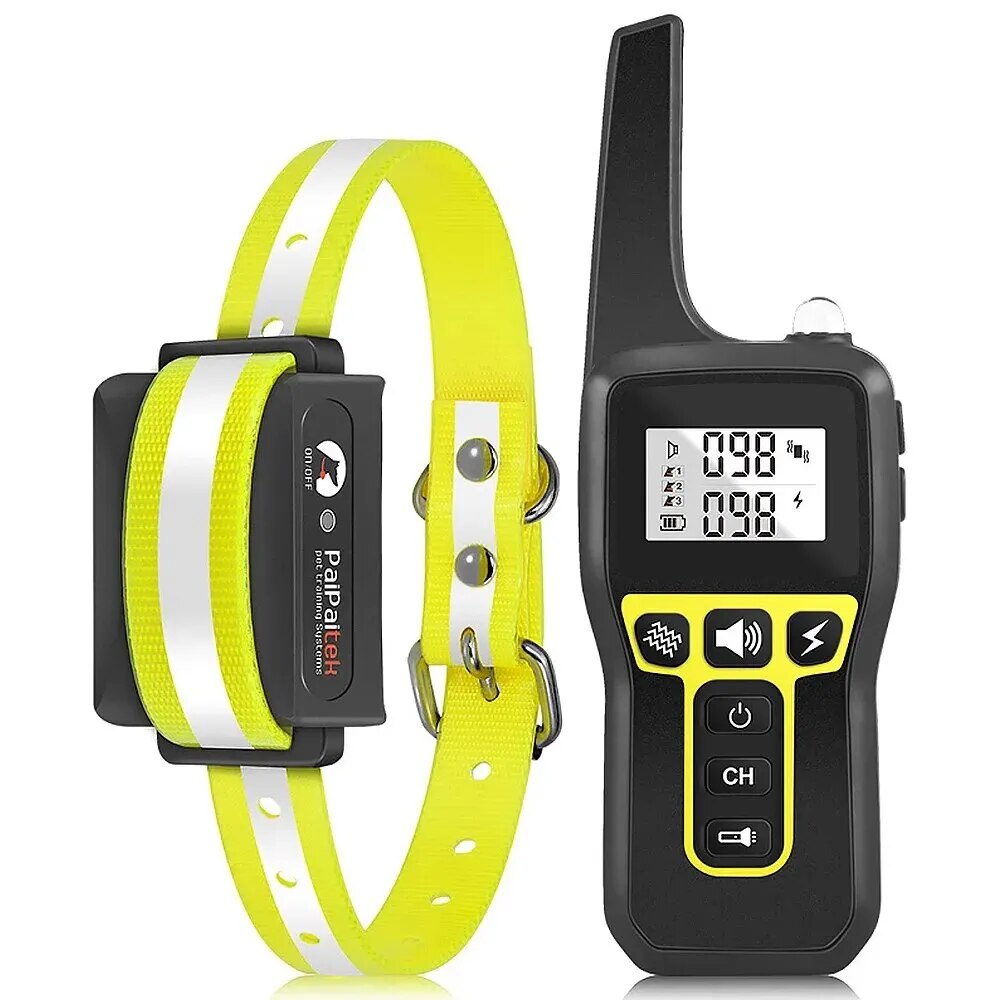 aj821000MDogTrainingCollarUniversalDogBarkCollarWaterproofRechargeableDogShockCollarwit