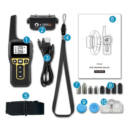 ZRdQ1000MDogTrainingCollarUniversalDogBarkCollarWaterproofRechargeableDogShockCollarwit