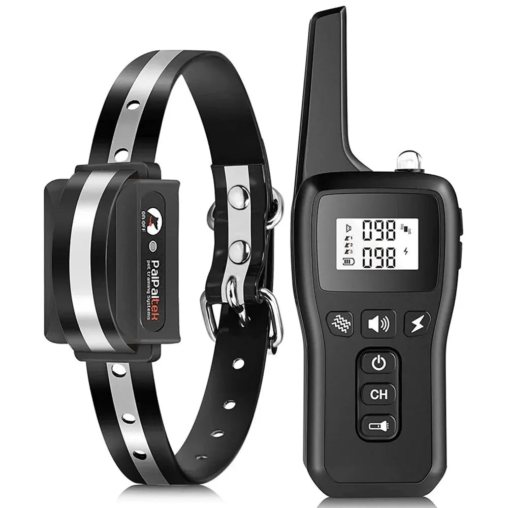 gBpS1000MDogTrainingCollarUniversalDogBarkCollarWaterproofRechargeableDogShockCollarwit