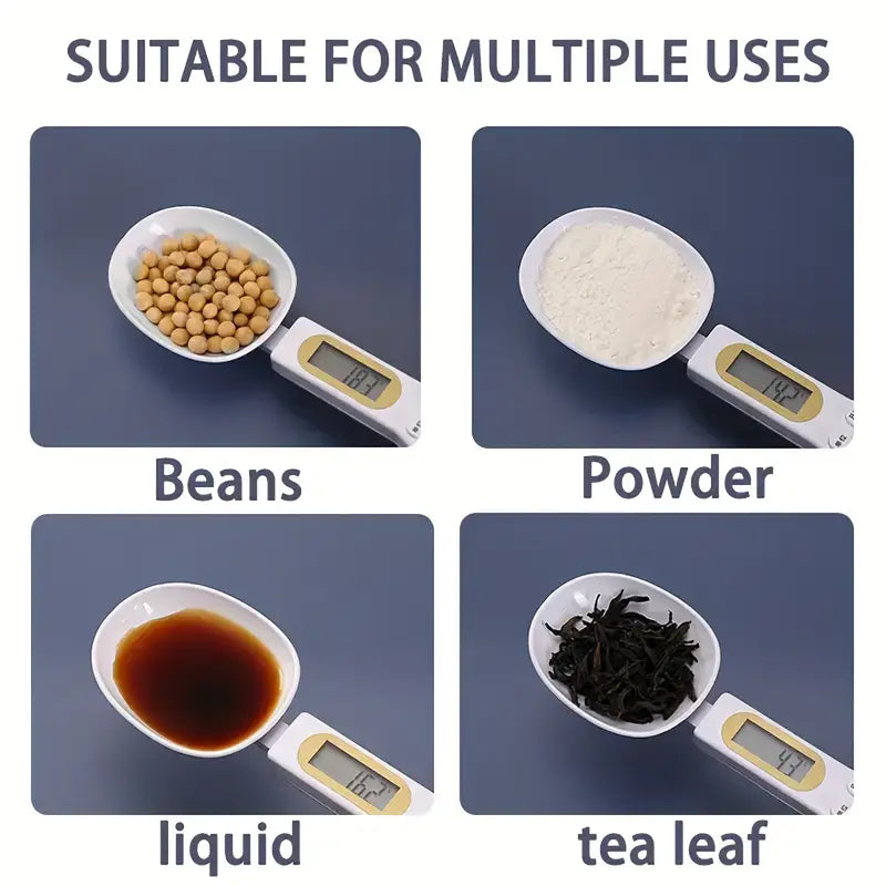Multifunctional LCD digital spoon scale with tare function