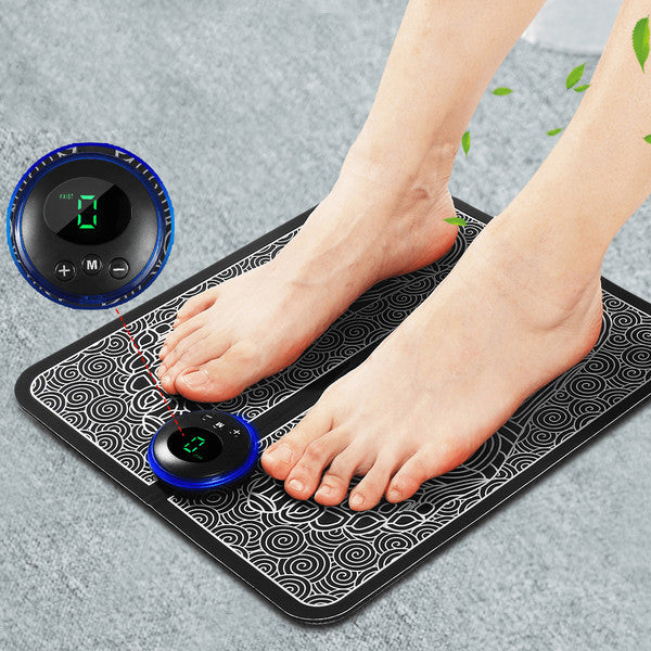 Experience Ultimate Pain Relief & Foot Comfort: EMS Stimulator Massager Foot Mat with 8 Modes and 19 Intensity Levels 3