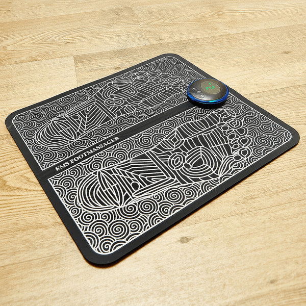 Experience Ultimate Pain Relief & Foot Comfort: EMS Stimulator Massager Foot Mat with 8 Modes and 19 Intensity Levels 4