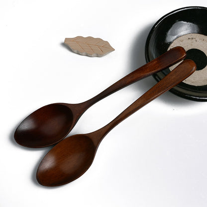 Wooden Spoon Bamboo Kitchen Cooking Utensil Tool - Soup Teaspoon Catering
