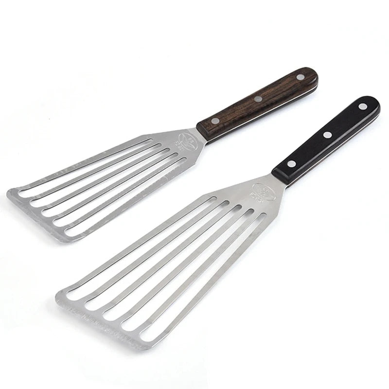 Stainless Steel Slotted Turner & Fish Spatula - Kitchen Tools by Leeseph