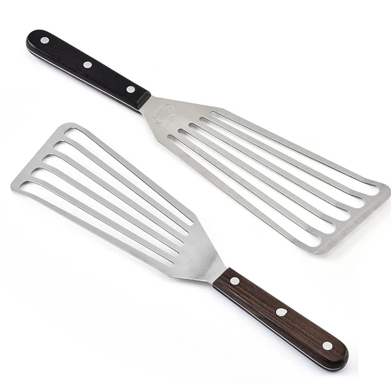 G1KFStainlessSteelSlottedTurnerFishSpatulaWithWoodenHandleKitchenToolsbyLeesephjpg