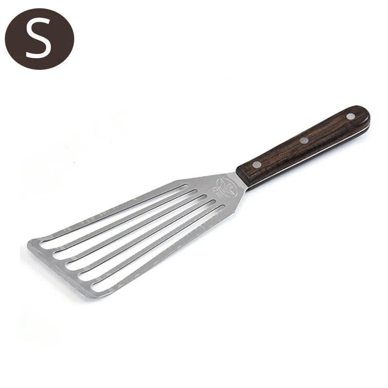 Qgk6StainlessSteelSlottedTurnerFishSpatulaWithWoodenHandleKitchenToolsbyLeesephjpg