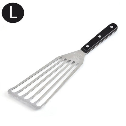 O0sQStainlessSteelSlottedTurnerFishSpatulaWithWoodenHandleKitchenToolsbyLeesephjpg